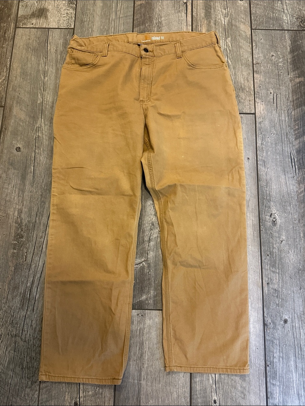 Carhartt Men’s Work Chinos in Carhartt Brown 40x30